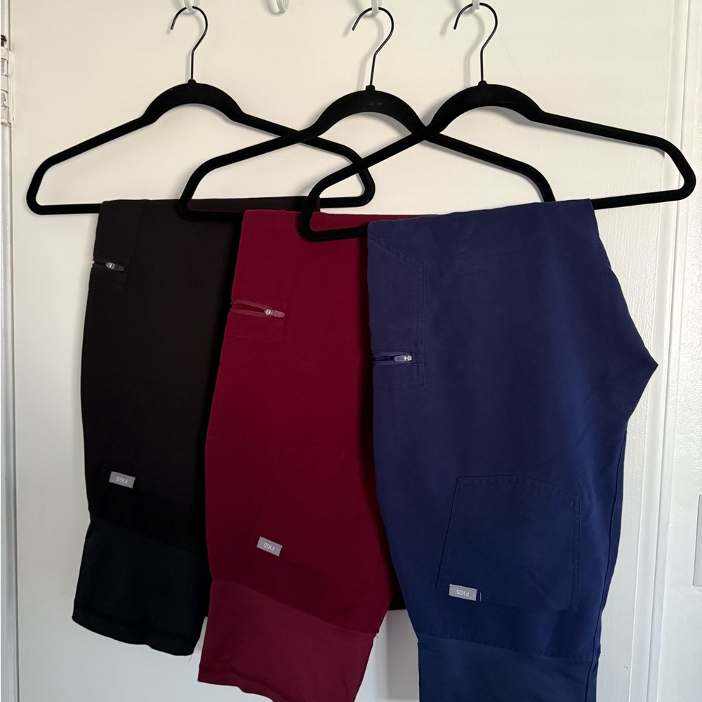 Figs Women's Track Pants - Black, Burgundy, Navy